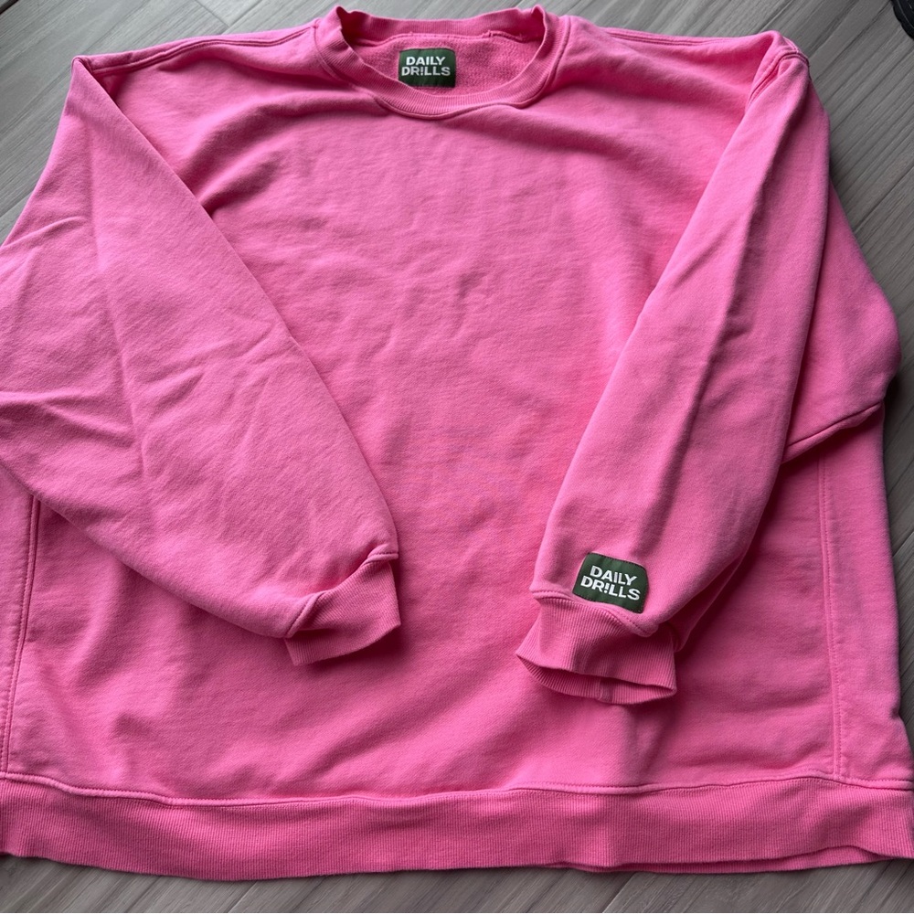 Daily Drills Pink Sweatshirt